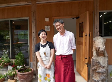 イタリア料理店を開業した石間さんご夫婦