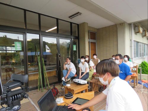 2020.7,日向里cafeからオンラインダイアログ