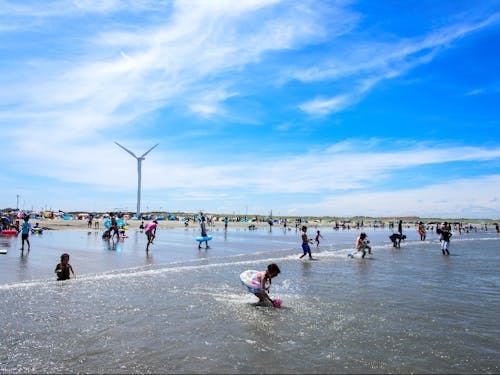 快水浴場百選の1つ「波崎海水浴場」