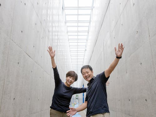 館内は不思議な空間