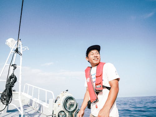 室戸の海に恋した若い船長さんと出会う。