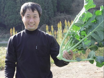 ７年前に農家を継ぐためにＵターンされた田上さん。