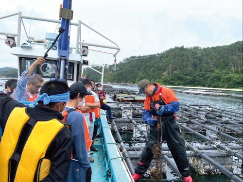 地元漁師さんのプログラム磨き上げに伴走します。