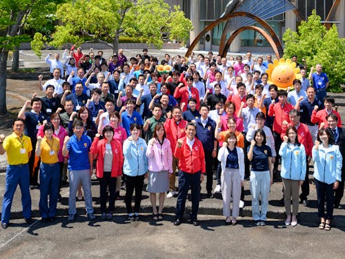 那珂市長と那珂市役所のみなさま。サポート体制はどの自治体にも負けません!