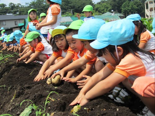 群馬県の幼稚園の様子