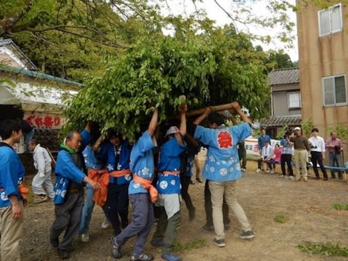 地域の伝統のお祭り じじぐれ祭(福井市上味見地区)