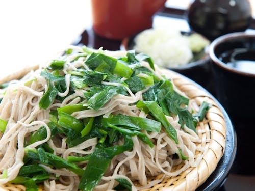 関東一のそばの里を目指しています。「ニラソバ」はTV番組にもたびたび登場する人気の郷土料理です。