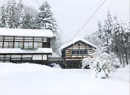大雪の日の奥能登山間部、リアルに寒いけどこの季節が一番好き