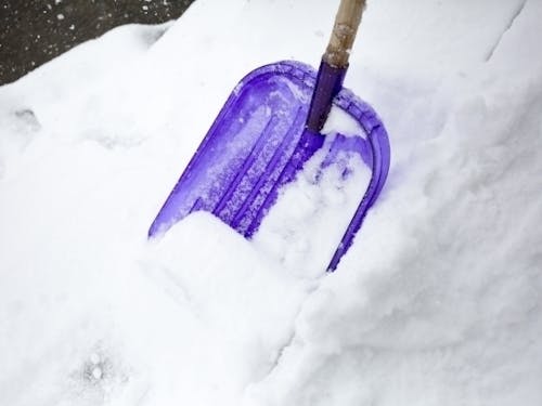 下川の雪はパウダースノーだから軽くてたいした苦じゃないから、雪はねにはまってしまう人も。
