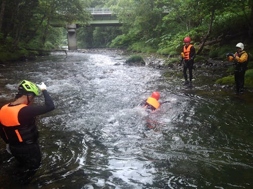 河川観光での安全管理訓練!
