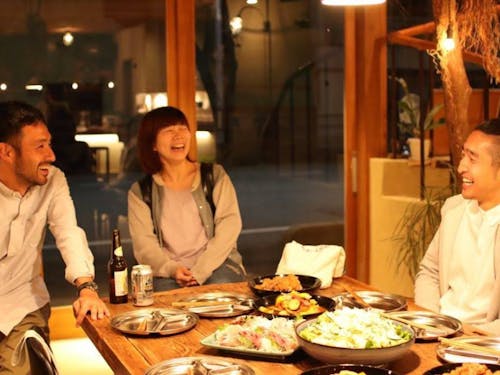 ヘルパーさんと食事