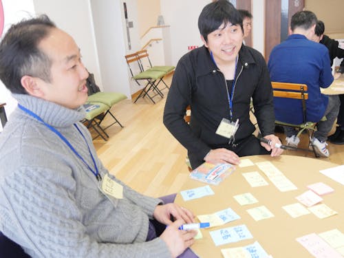 住民主体のワークショップ風景。楽しいこと、企み中。