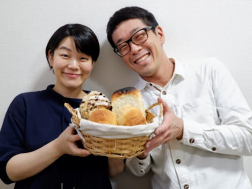 ゲストスピーカーの窪田夫妻。井波の地でパン屋を開業（2021年1月予定）に向け奮闘。