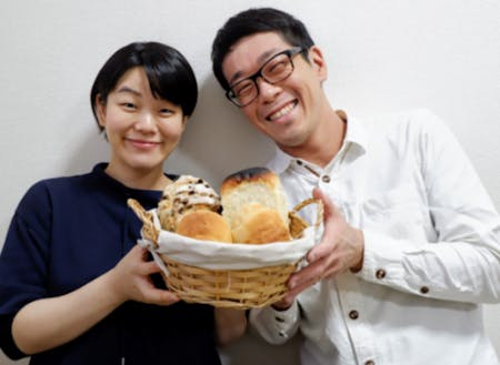 ゲストスピーカーの窪田夫妻。井波の地でパン屋を開業（2021年1月予定）に向け奮闘。