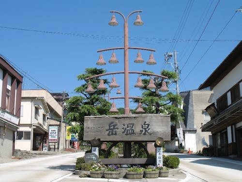 岳温泉街「ヒマラヤ大通り」