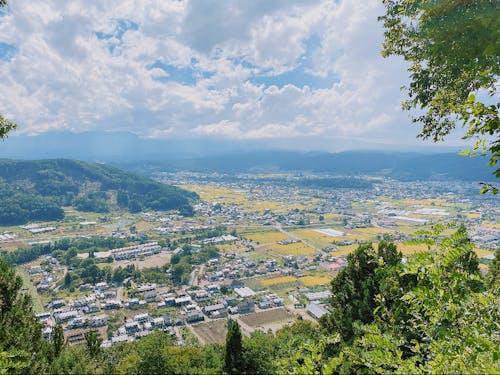 佐久の五稜郭からの眺め