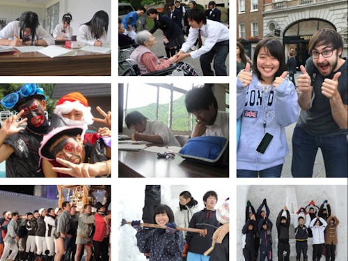 只見の魅力を全身で吸収する生徒たち