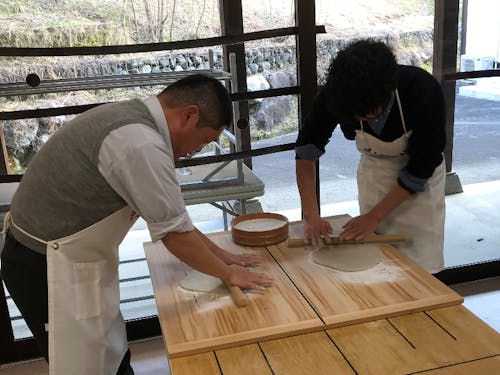 そば打ち体験