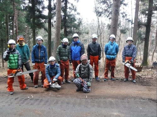 昨年度の研修実施状況(現場での集合写真)