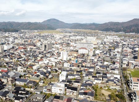 豊岡地域の真ん中、豊岡市街地