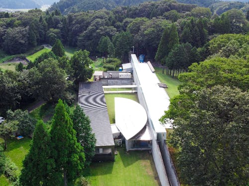 冒険館のまわりは自然でいっぱい