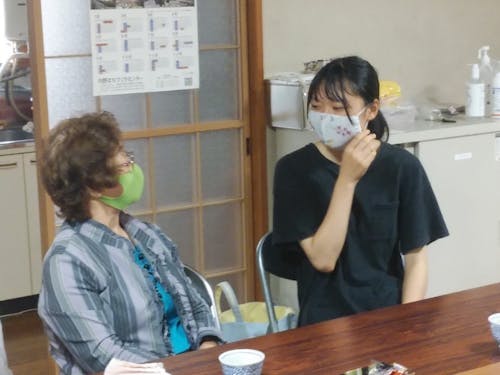 地域の集会所で行われている茶の間にお邪魔