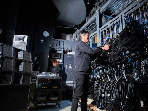 「ほっとステージ」舞台袖