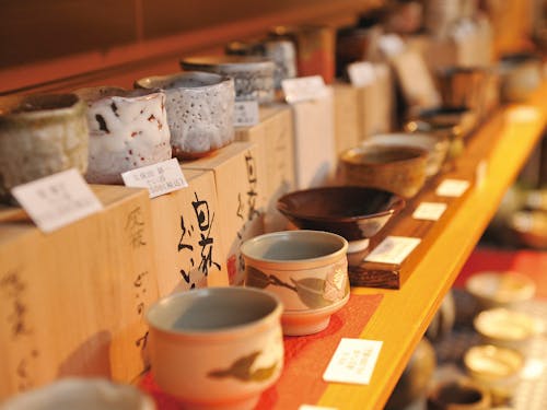 作家の個性が光る笠間焼