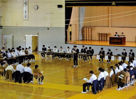 ”日本一礼儀正しい学校”　生徒会活動