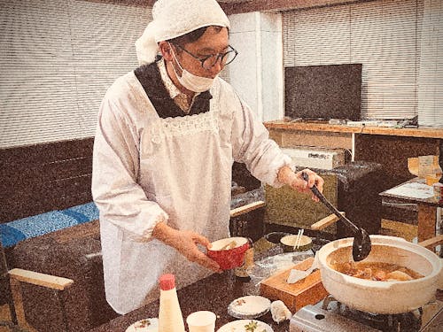 ソーシャルディスタンスに配慮したおでんイベント