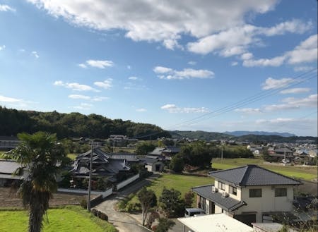 財田町（山側）から見た景色