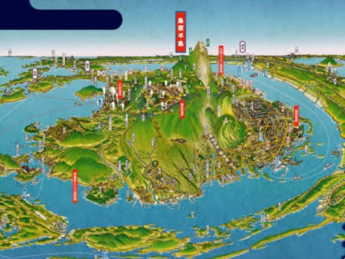 この地図絵に凄くロマンを感じる。。。