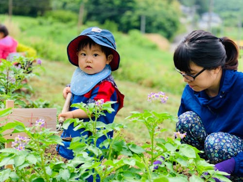 畑作業もできます