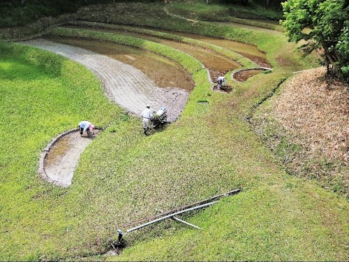 ほど良く残る自然の風景