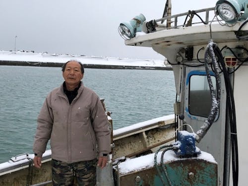 コンブ養殖漁師の西山さんが3年間指導します