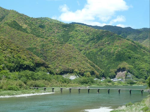 仁淀川 名越屋沈下橋