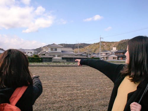 フィールドワーク中