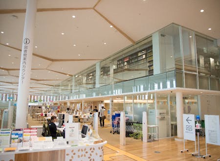 四国で一番大きな図書館 オーテピア