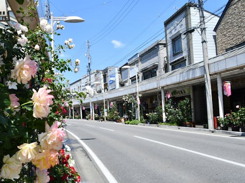 伊那市駅からすぐの場所にある商店街