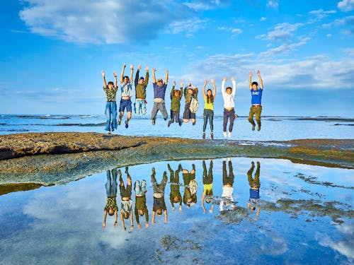 和歌山県のウユニ塩湖といわれる「天神崎」