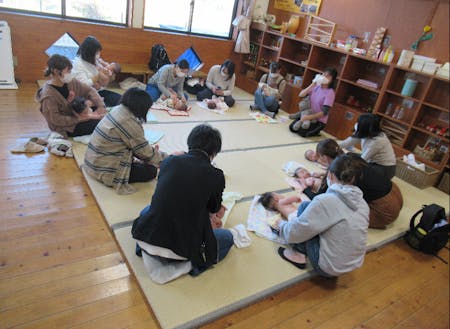 入園前から参加できる、子育て支援センター👶