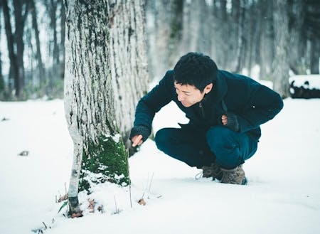登壇者の藤原さんは苔の採取が趣味。自然の近くでのびのびと過ごしています。