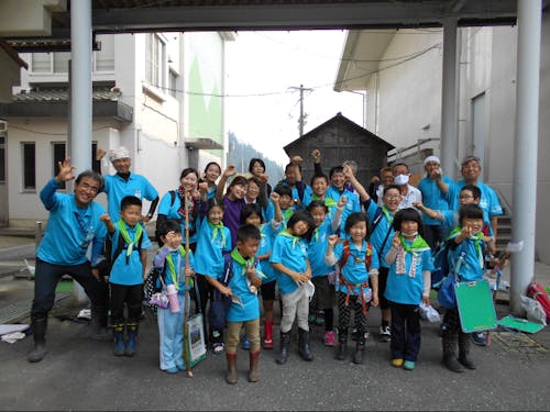 上村小学校全員集合!