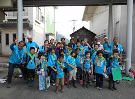 上村小学校全員集合!