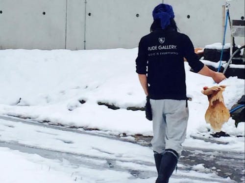 兼業猟師の木田さん。自然に負荷をかけずに暮らしたいと思い、狩猟免許を取得した