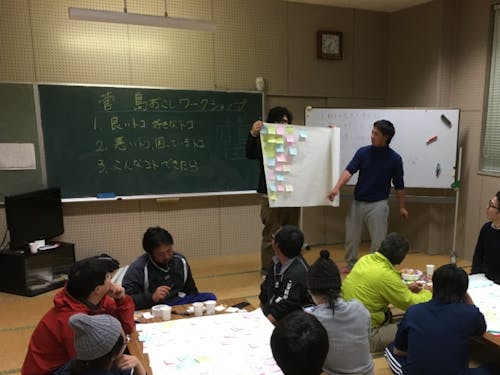 地域の人のワークショップの様子