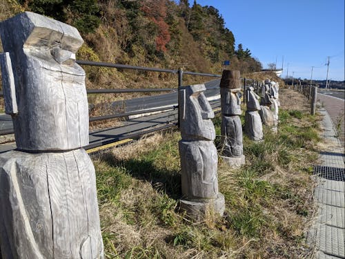 南三陸にはモアイが沢山います!