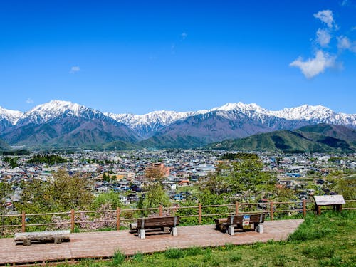 大町市街地のながめ