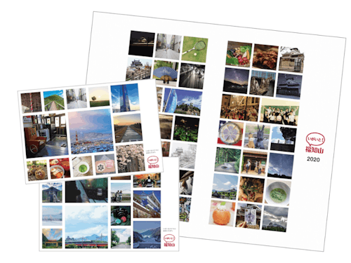 タグ付きの写真は市のリーフレットやポストカードでも活躍中!