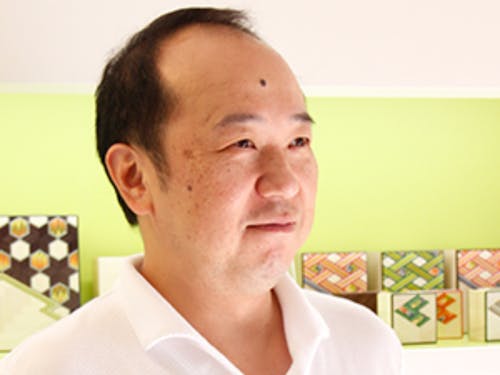 師匠となる麦わら細工職人 神谷さん(3代目)